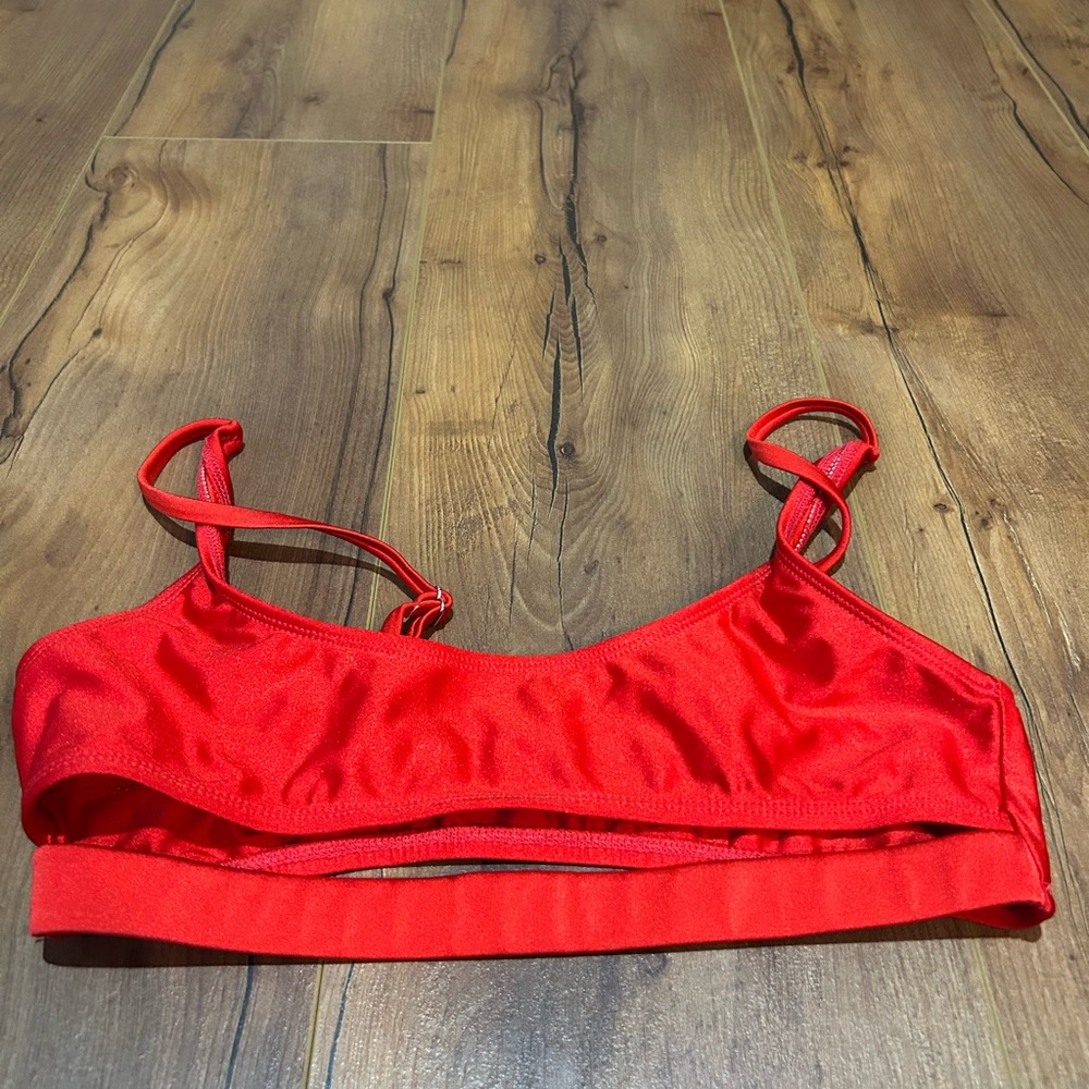Forever 21 Red Swim Suit Top